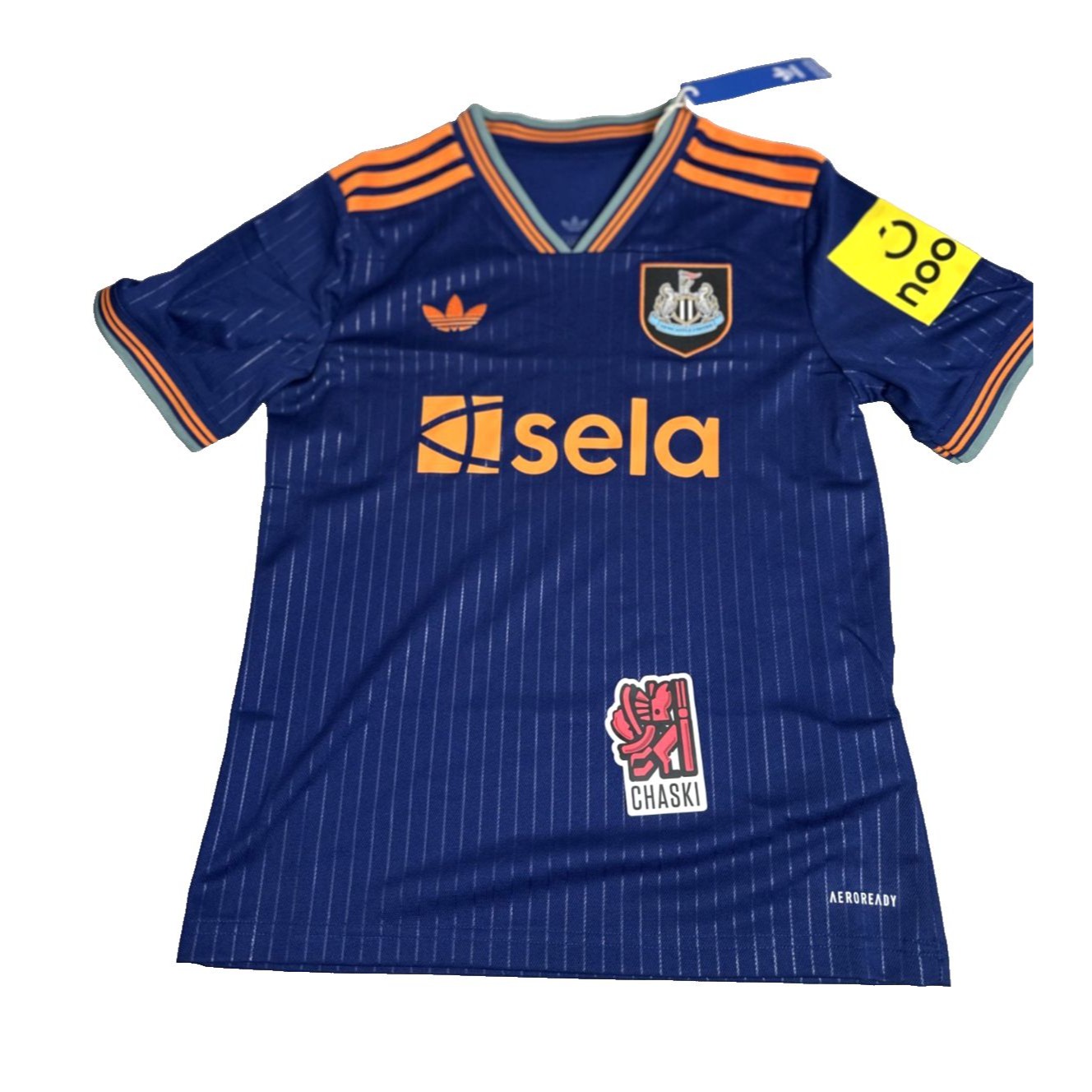 Adidas Newcastle United Jersey Blue 25/26 Third Home Soccer Kids Medium Jj2228